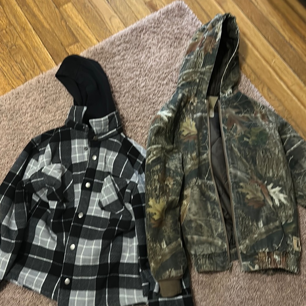 Two ten - twelve year old jackets